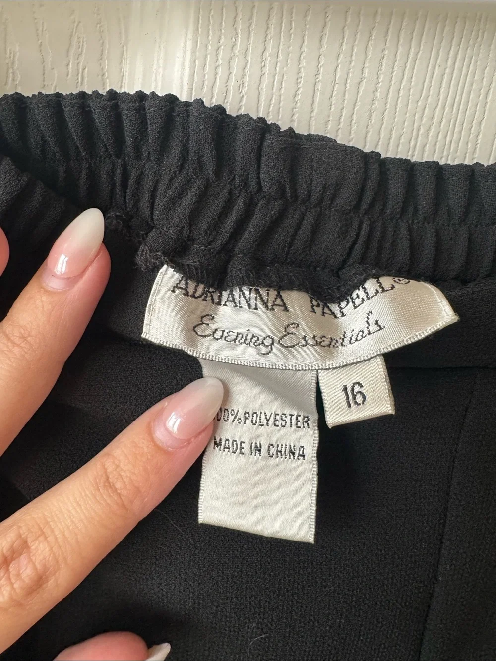 Black Wide-Leg Embellished Skirt Pants - Picture 4 of 4